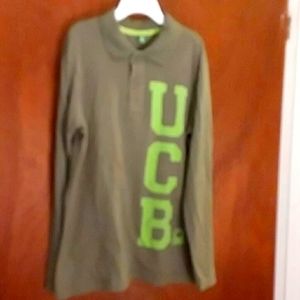 Boys long sleeve polo shirt size 8